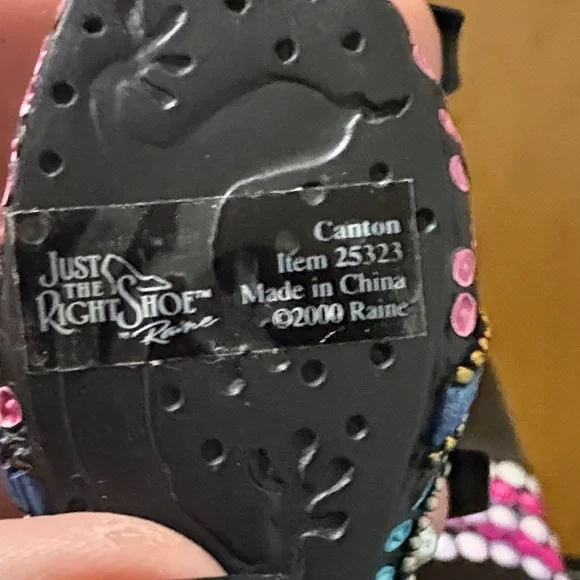 Just The Right Shoe Multicolor Embellished Flats - Picture 5 of 5